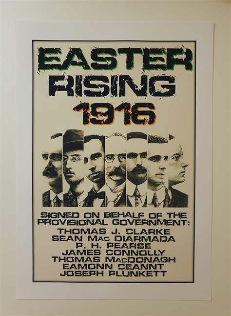 EASTER RISING 1916 A3 print. | Proclamation Prints