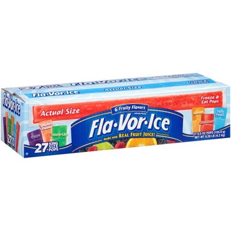 Fla-Vor-Ice Freeze & Eat Freezer Pops, 5.5 oz, 27 ct – BrickSeek