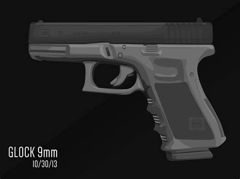 Glock Vector by AncientFX on DeviantArt