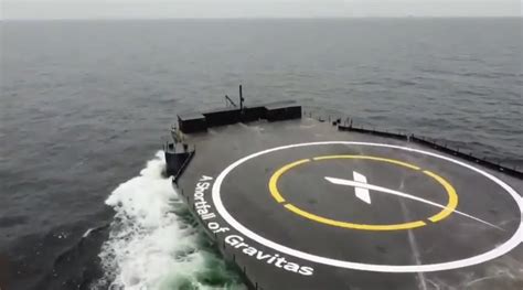 SpaceX new support Droneship "A Shortfall Of Gravitas" is fully autonomous launchpad - TechStory