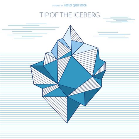 Iceberg Line Drawing at GetDrawings | Free download