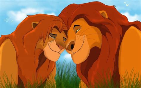 Simba And Mufusa The Lion King Cartoons Hd Wallpaper1920x1200 : Wallpapers13.com