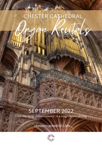 Chester Cathedral Organ Recitals by chestercathedral - Issuu