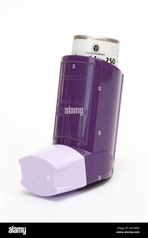 Seretide inhaler used to treat asthma and COPD. This seretide inhaler ...