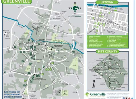 Maps & Visitors Guides - Greenville-Pitt County Convention and Visitors Bureau