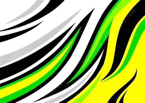 Abstract Racing Stripes With Yellow Green White Black And Grey Background Free Vector, Racing ...