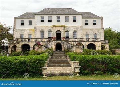 The Rose Hall Great House In Montego Bay, Jamaica. Popular Tourist Attraction. Stock Photography ...