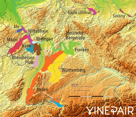 Animated Relief Map Of Wine Regions In Germany Sauvignon Blanc ...