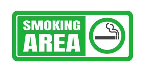 Smoking area sign. Green circle cigarette icon sign. 3376728 Vector Art at Vecteezy