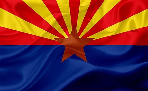 Arizona State Flag - WorldAtlas.com