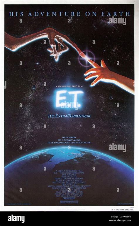 E.T - Original movie poster Stock Photo - Alamy