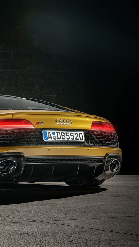 640x1136 Audi R8 Yellow 2020 iPhone 5,5c,5S,SE ,Ipod Touch HD 4k Wallpapers, Images, Backgrounds ...