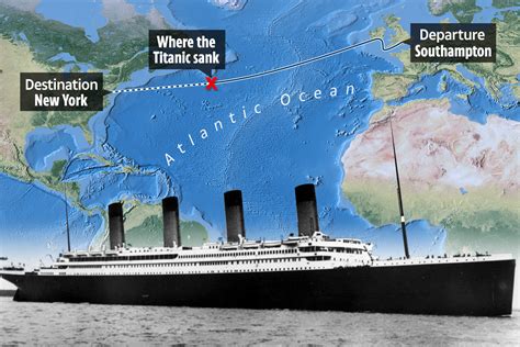 How to find where Titanic hit iceberg on Google Maps – exact coordinates revealed – The US Sun ...