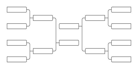 8 team tournament bracket championship template flat style design ...