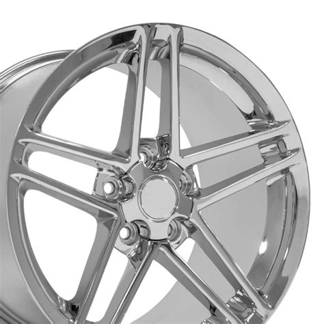 Corvette C6 Z06 Style Replica Wheels Chrome 19x10/18x9.5 SET