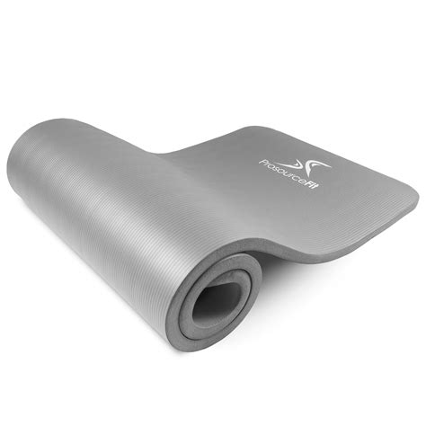 Extra Thick Yoga and Pilates Mat 1 inch Grey - Walmart.com - Walmart.com