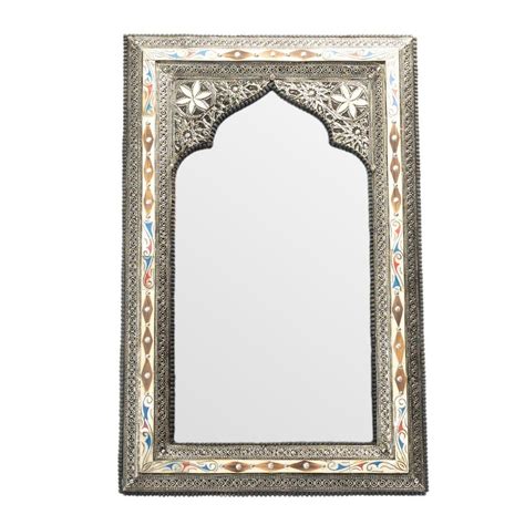 Moroccan Mirror Alpaca Arch and White Bone 81x52cm Mirror of - Etsy