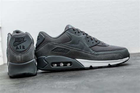 Nike Suede Air Max 90 Essential Dark Grey/ Dark Grey-black in Gray for Men - Lyst