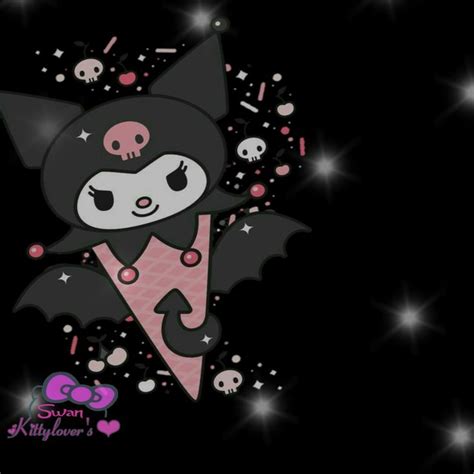 Kuromi black! | Sanrio characters, Sanrio, Character