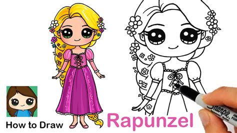 Rapunzel Easy Disney Paintings For Beginners