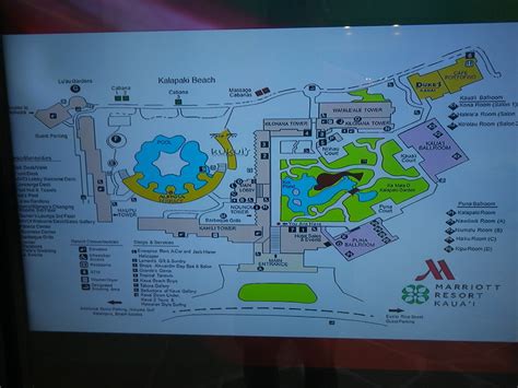 Marriott Kauai Beach Club Resort Map - Printable Online