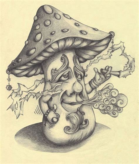 Mushroom | Psychedelic drawings, Art drawings sketches, Mushroom drawing