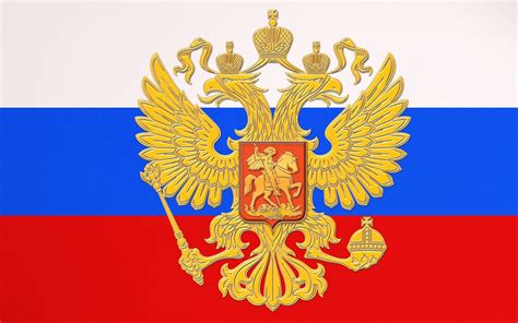 Flag and National Emblem of Russia wallpapers and images - wallpapers, pictures, photos