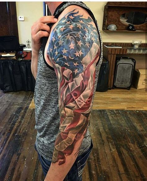 Pin by Connie Nuese on Tats | American flag tattoo, Flag tattoo, American flag sleeve tattoo