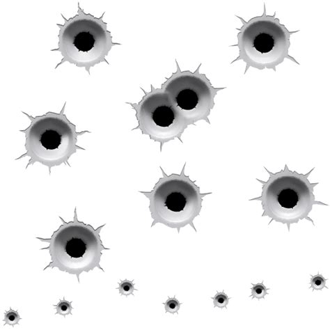 Bullet Holes Png Hd - Bullet Hole Vector Png Clipart - Full Size Clipart (#696482) - PinClipart