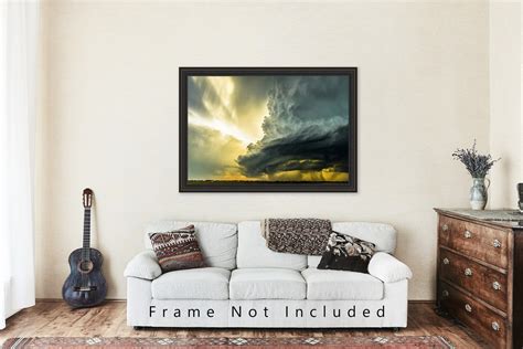 Storm Photography Print Picture of Supercell Thunderstorm - Etsy