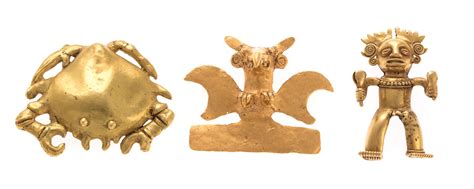 Pre-Columbian Gold Jewelry & Artifacts For Auction