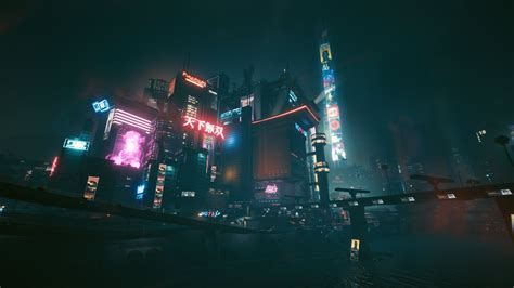 neon, city, futuristic, night, 4K, Cyberpunk 2077, 4K HD Wallpaper