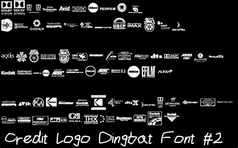 Credit Logo Dingbat Font #2 by LogomaxProductions on DeviantArt