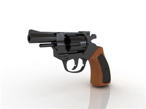 Revolver 3D model - Download Free 3D models