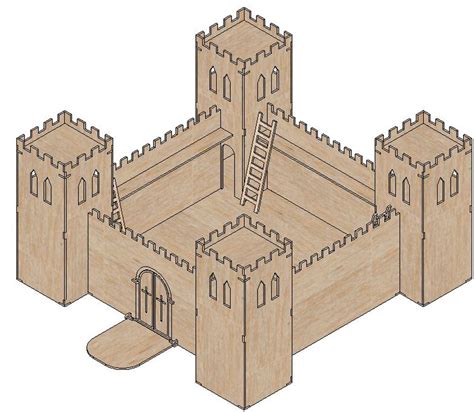 The Simple Medieval Castle - Castles | MakeCNC.com