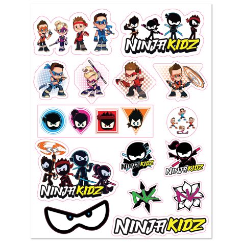 Ninja Kidz© Cartoon Decal Sheet © – Ninja Kidz TV