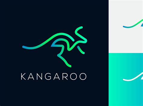 kangaroo logo by MD Faysal on Dribbble