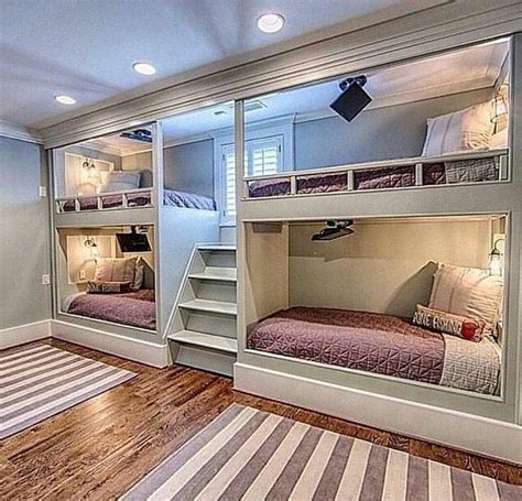 Pin by Insp on Casa | Bunk beds built in, Built in bunks, Bunk beds ...