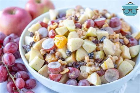 APPLE FRUIT SALAD (+Video) - The Country Cook