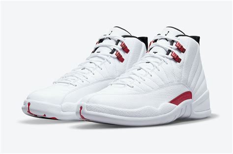 Air Jordan 12 Twist White University Red CT8013-106 Release Date - SBD