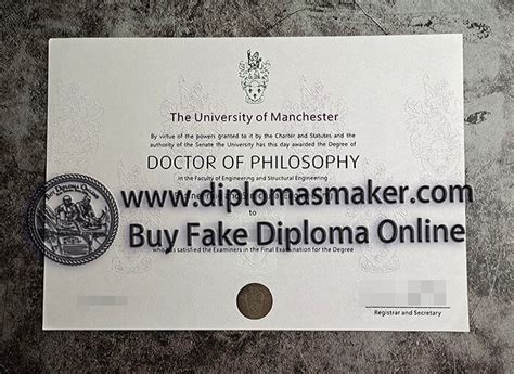 No More Mistakes With Fake University Of Manchester Degree