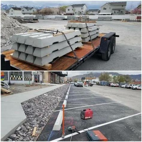 Concrete Parking Blocks | WM Asphalt Services