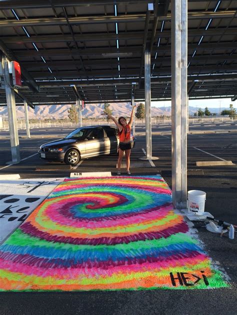 Senior Year parking spot '2016' easy spray paint idea | Parking spot ...