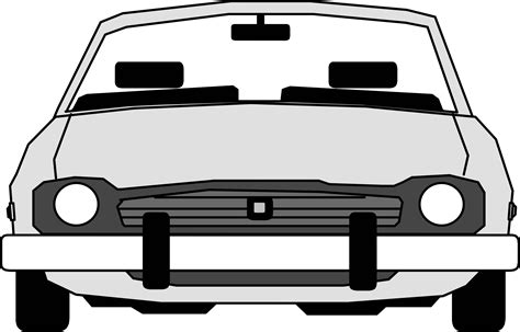 Clipart - car front view