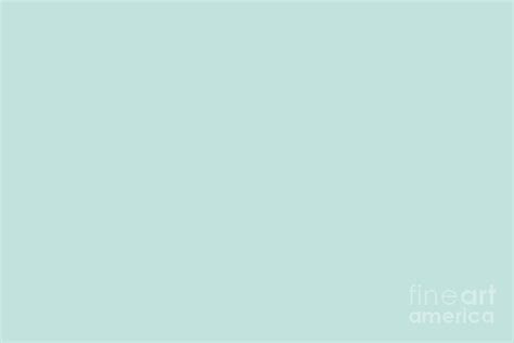 Pastel Aquamarine Blue Solid Color PPG 2021 Trending Hue Misty Aqua PPG1147-3 Digital Art by ...