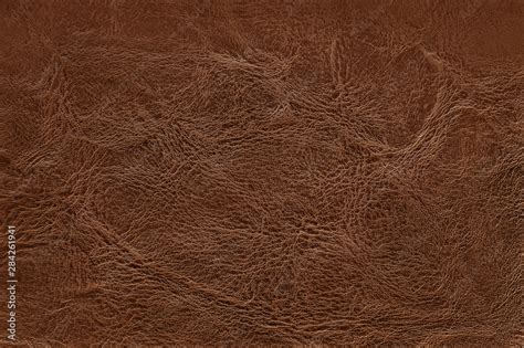 Dark brown leather texture background with seamless pattern and high ...