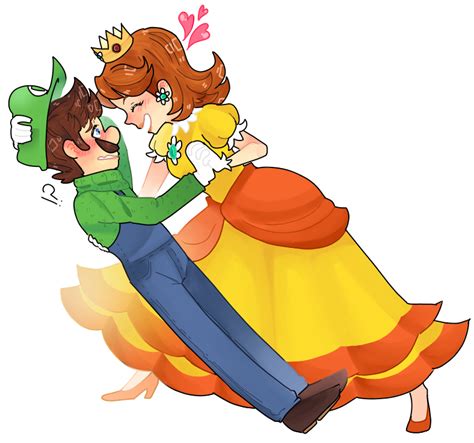 Luigi x Daisy by https://www.deviantart.com/shagirma on @DeviantArt ...