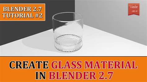 Blender 2.7 Tutorial For Beginners #2: How to make glass material | Glass material, Blender ...