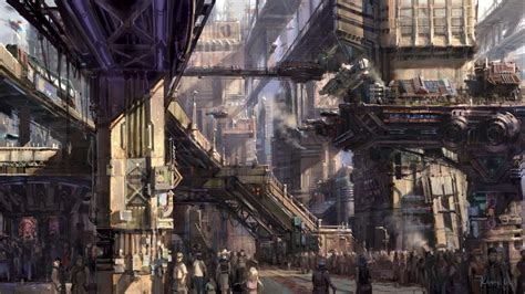 sci fi, Futuristic, City, Cities, Art, Artwork Wallpapers HD / Desktop ...