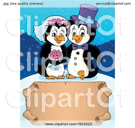 Penguin Wedding Couple by visekart #1622522